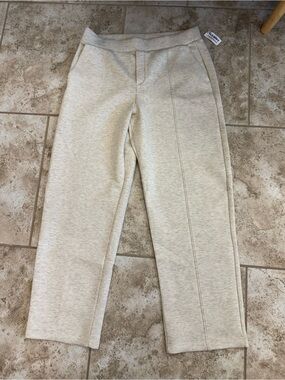 Old Navy Light Heather Cream Bounce Fleece pants